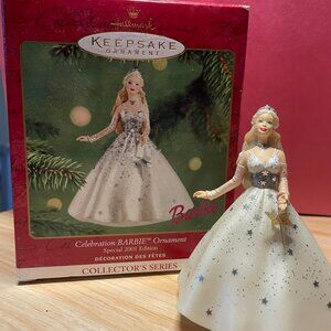Hallmark Keepsake Ornament Celebration Barbie Ornament Special 2001 Edition #2